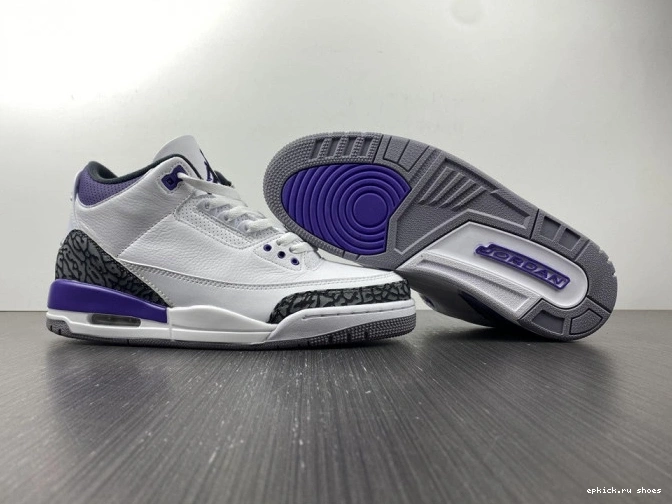 Rep Air Iris' 'Dark 3 Jordan Retro CT8532-105 0814